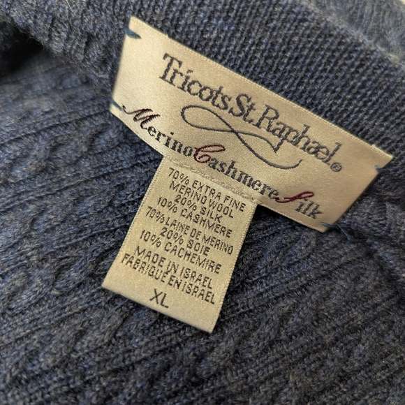 Tricots St Raphael Other - Cashmere Tricots St. Raphael Cable Knit Sweater